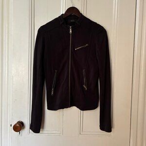 Black diesel Zip-Up Jacket